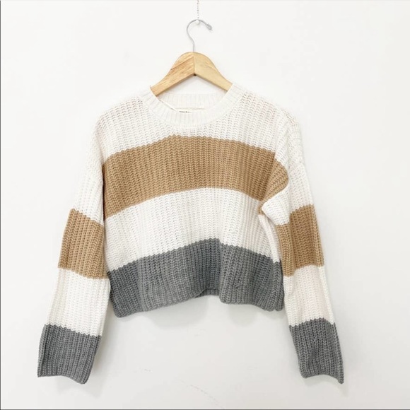 moon & madison Sweaters - MOON & MADISON stripe sweater